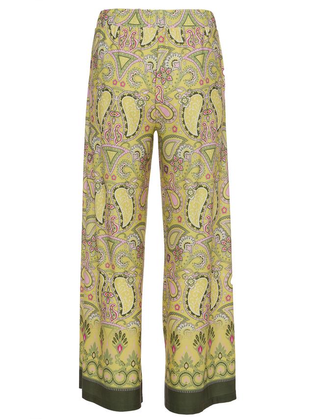 Palazzohose, All-Over Paisley Druck
