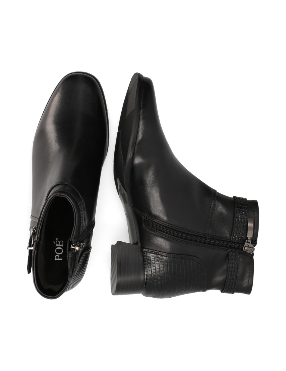 Glattleder Stiefelette