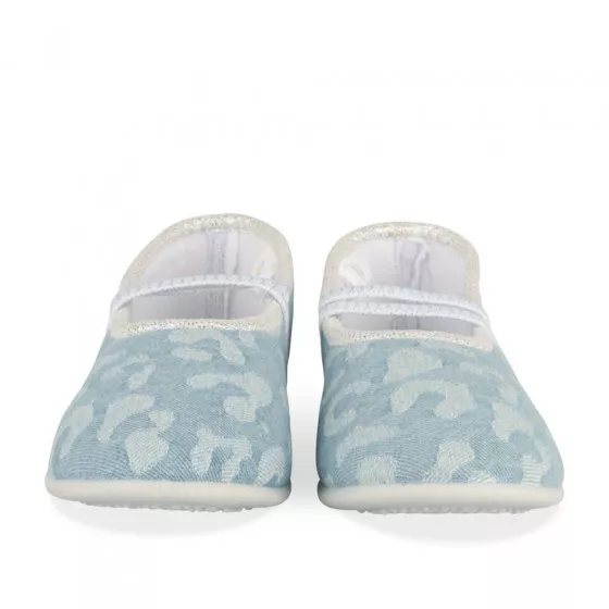 Chaussons BLEU LOVELY SKULL