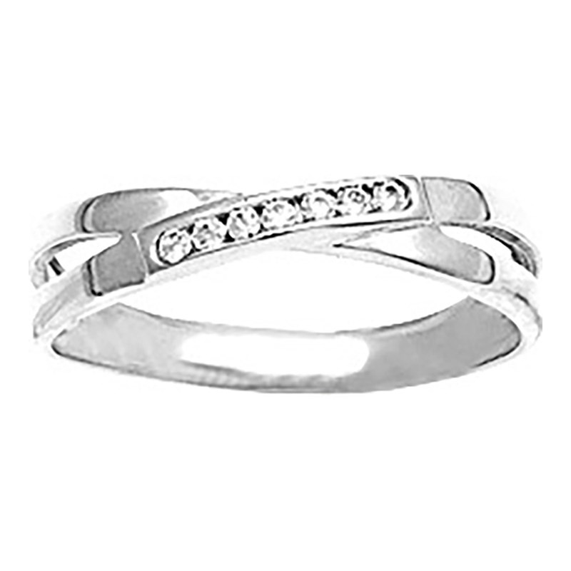 Bague femme - Oxyde de zirconium - Argent 925