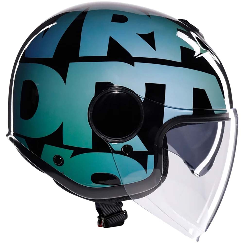 AGV - Casque Eteres Lido 46 Noir / Bleu