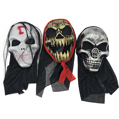 Halloween skeletmasker - flere varianter - assorteret