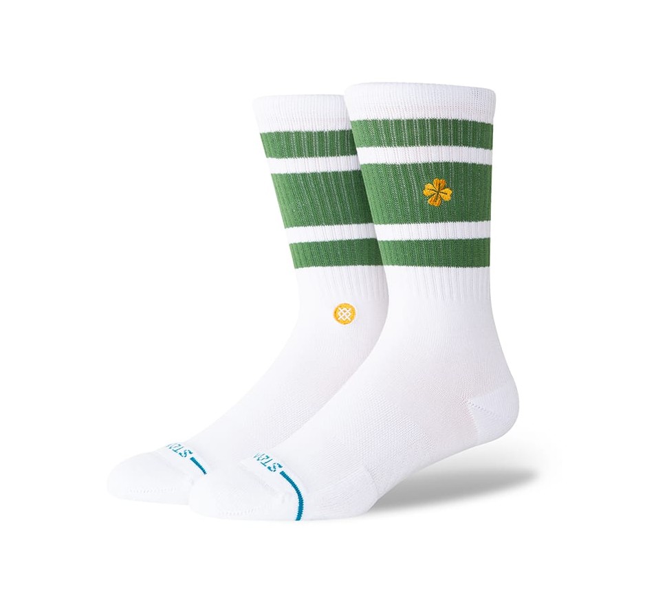 Stance Feelin Lucky Crew Green M