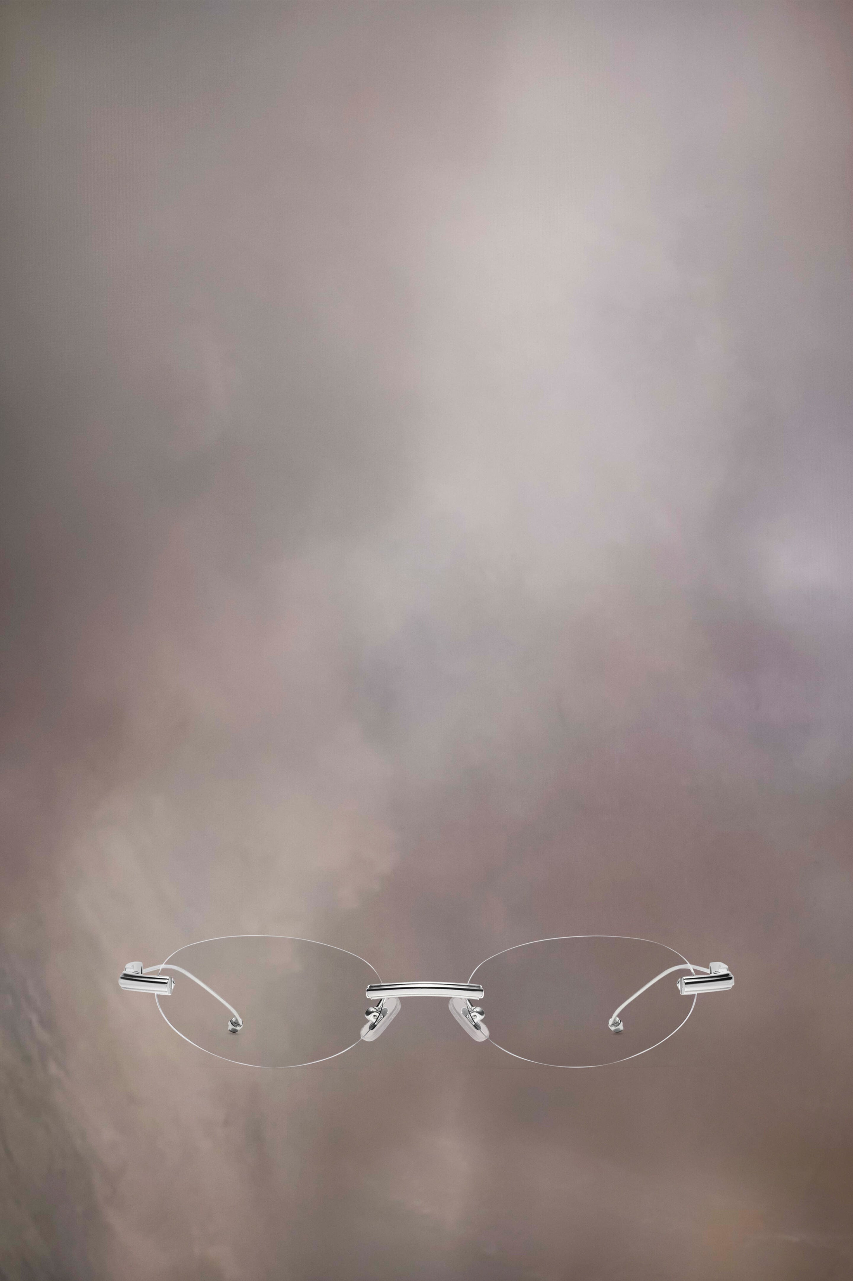 Lunettes sans monture argentées x Gentle Monster​