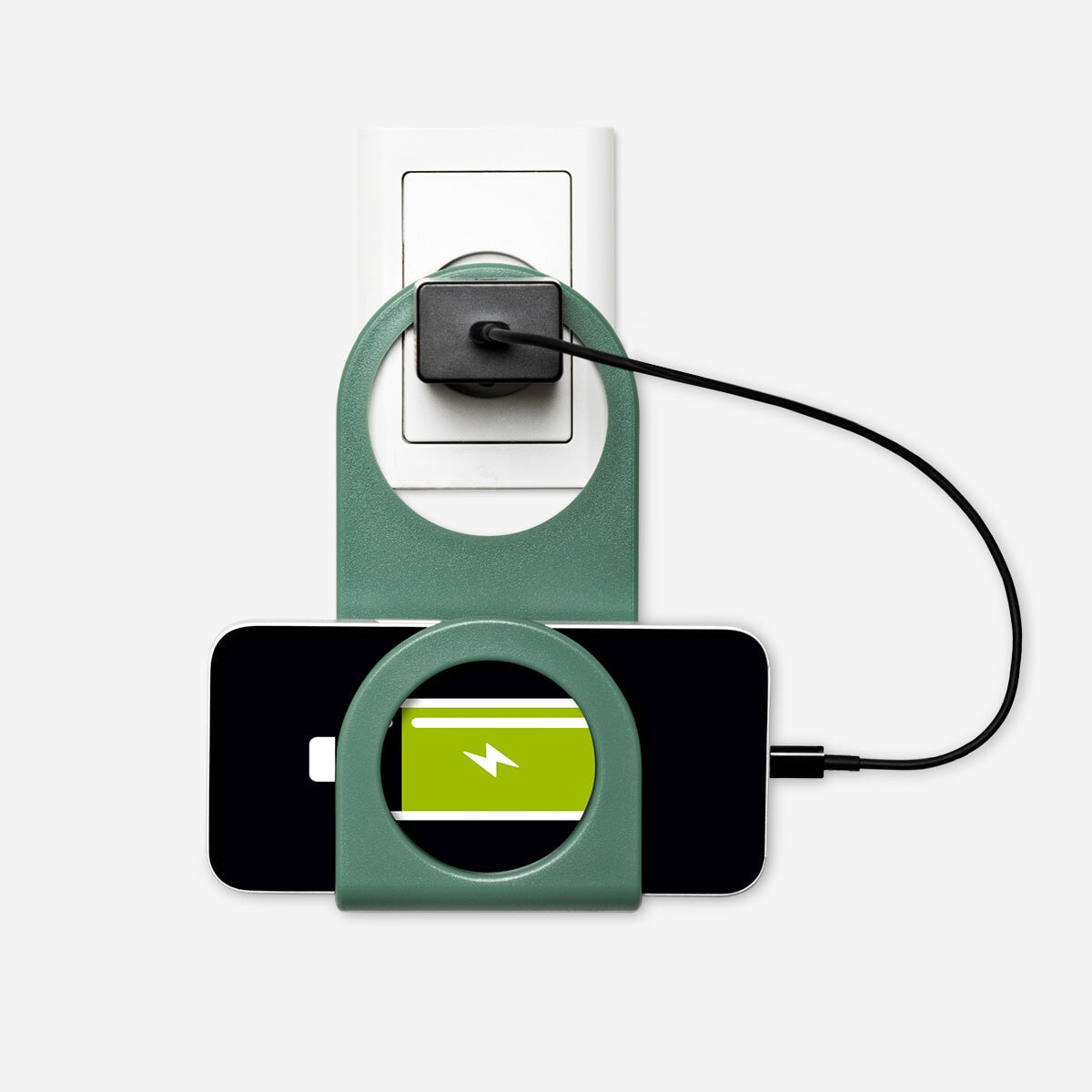 Telefonholder. Til vægstik