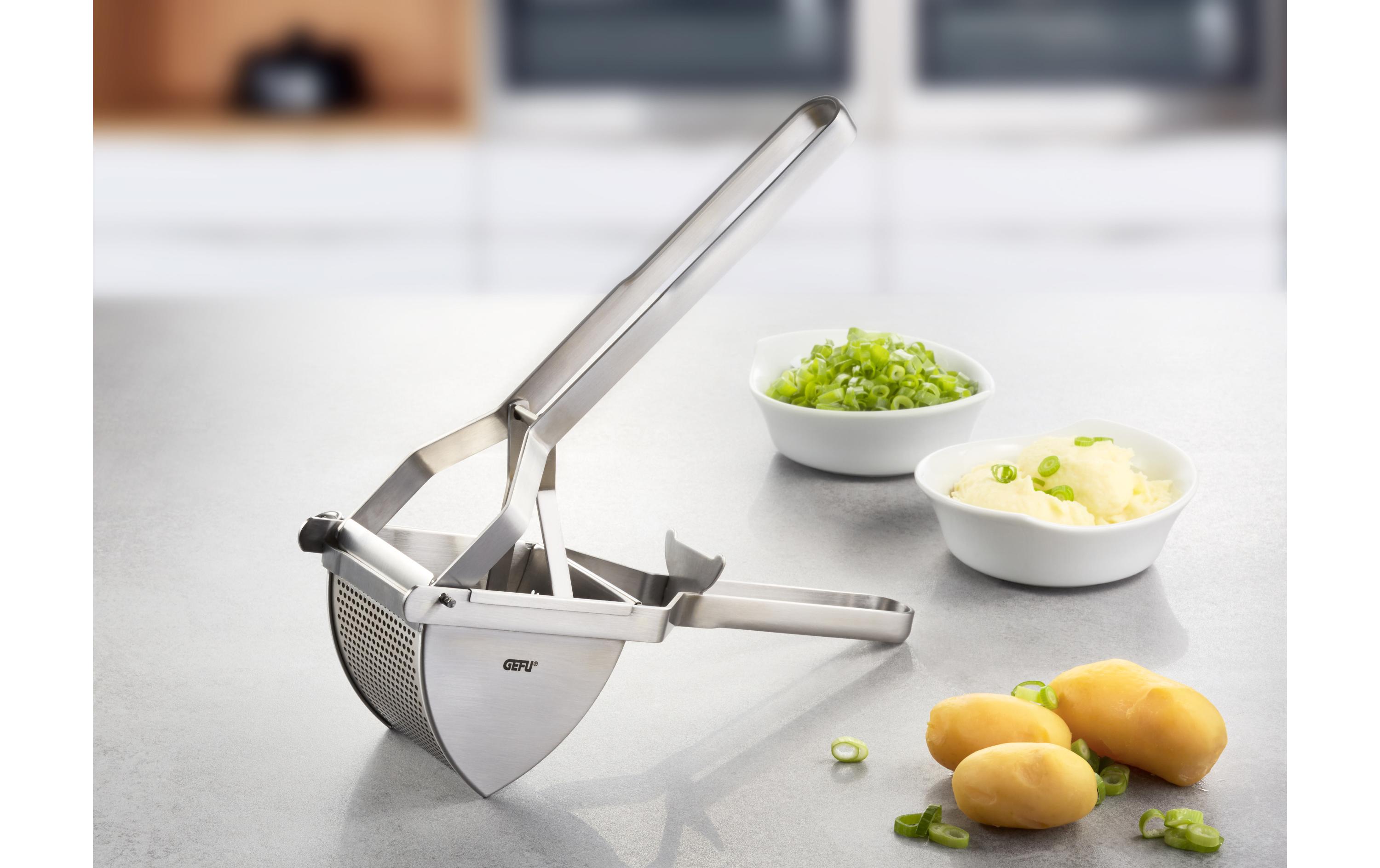Kartoffelpresse SilberKartoffelstampfer