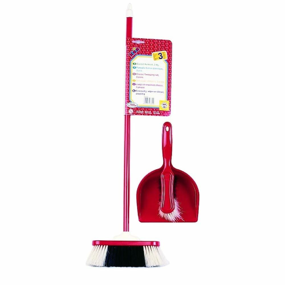 Theo Klein Vileda Kehrset 3tlg. Kunststoff rot 6330