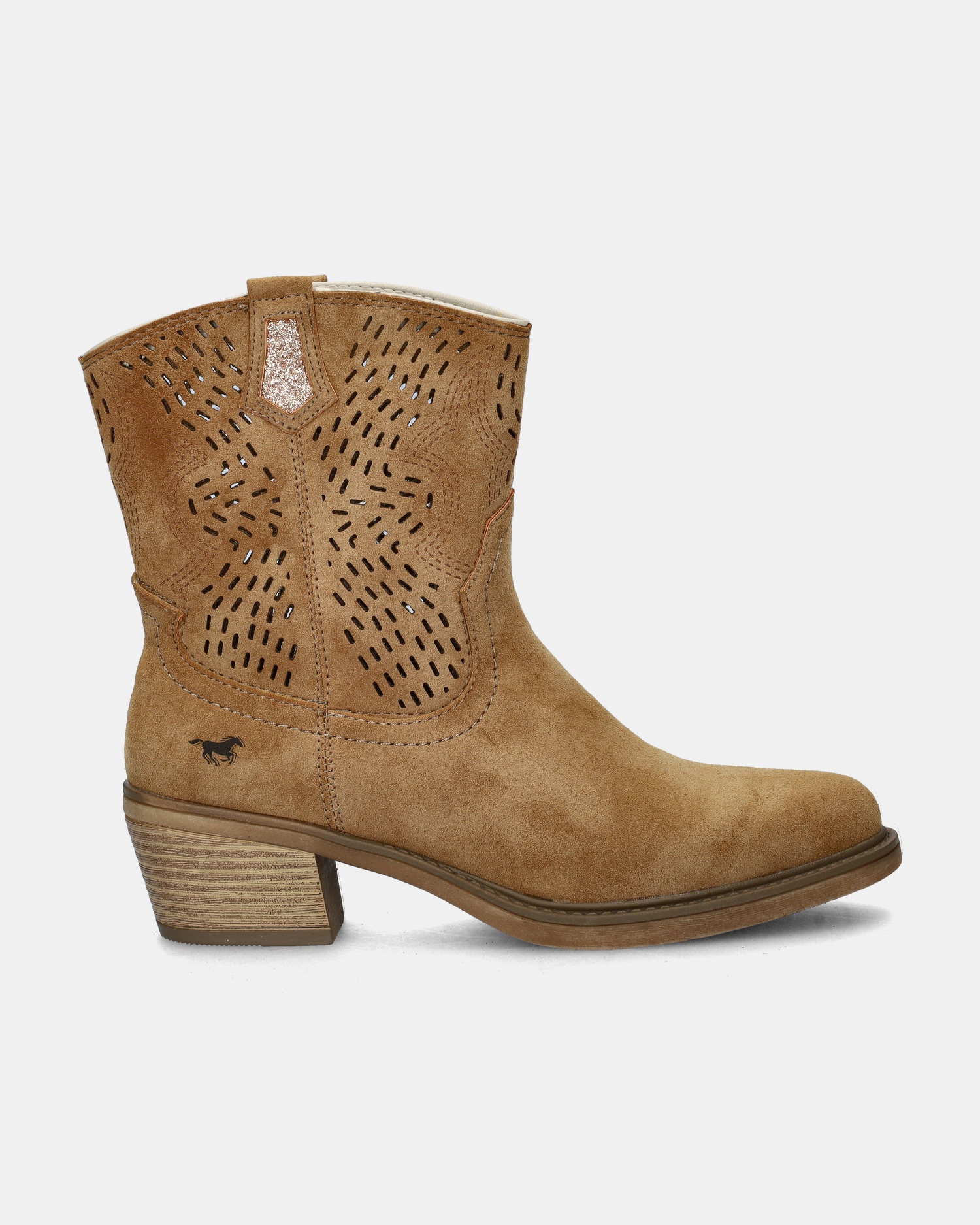 Mustang Rits- & gesloten boots  - cognac