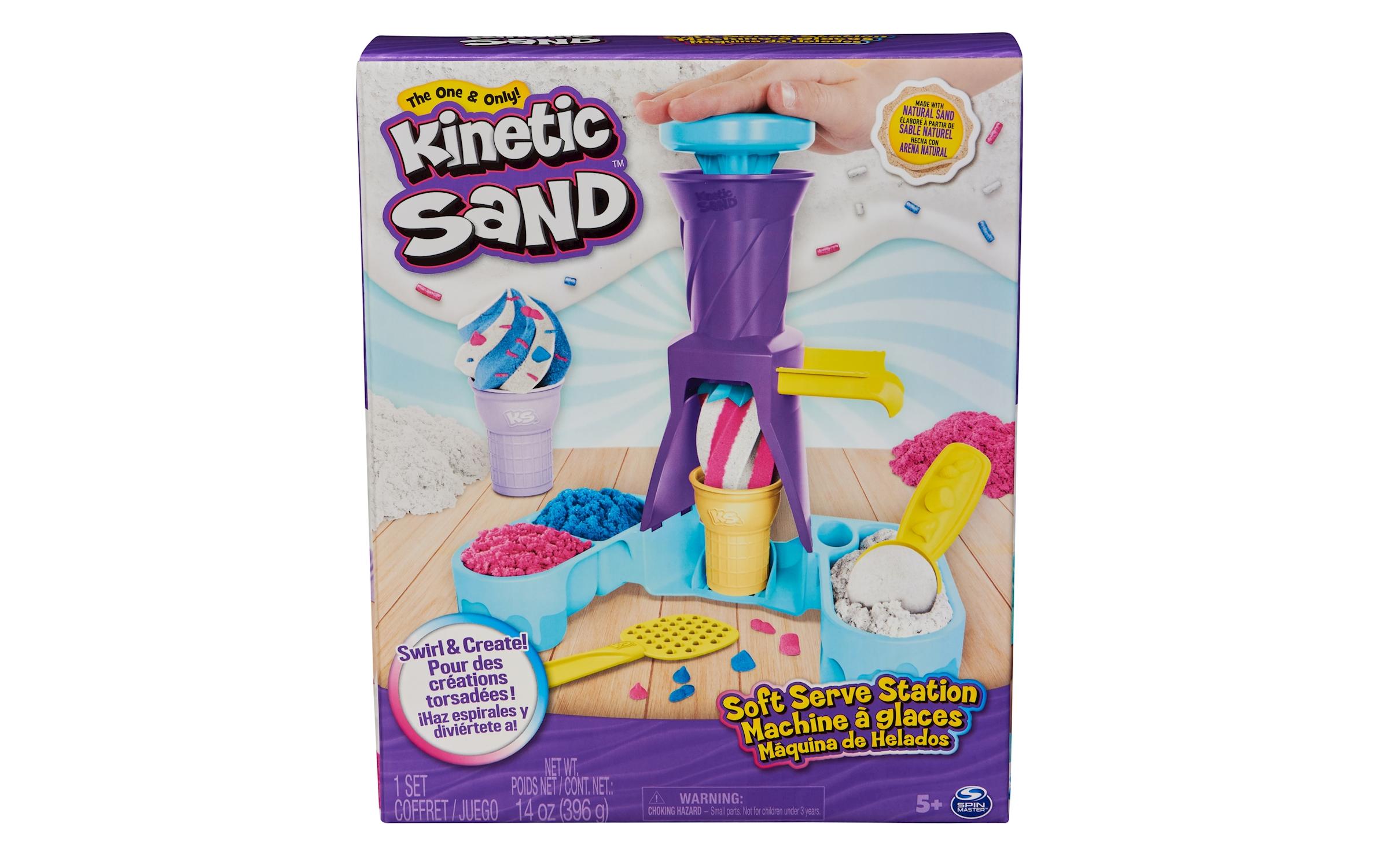 Kinetic Sand Softeis Stand 396 gKreatives Indoor-Sandspiel