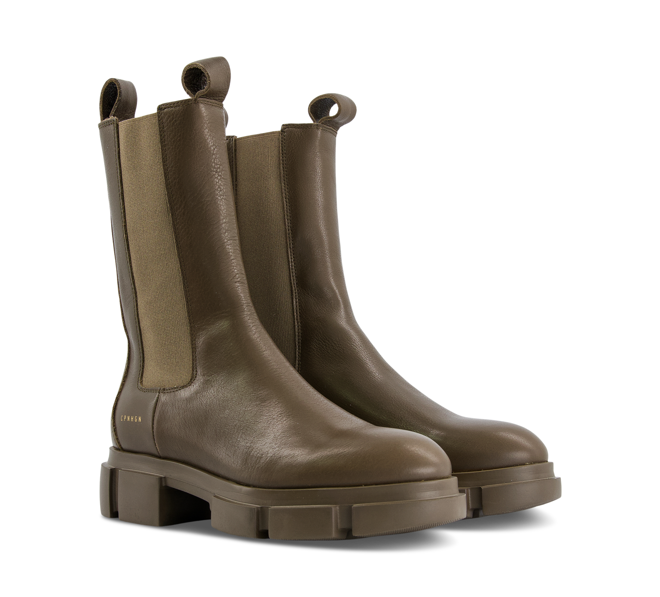 Copenhagen Chelsea Boots grün