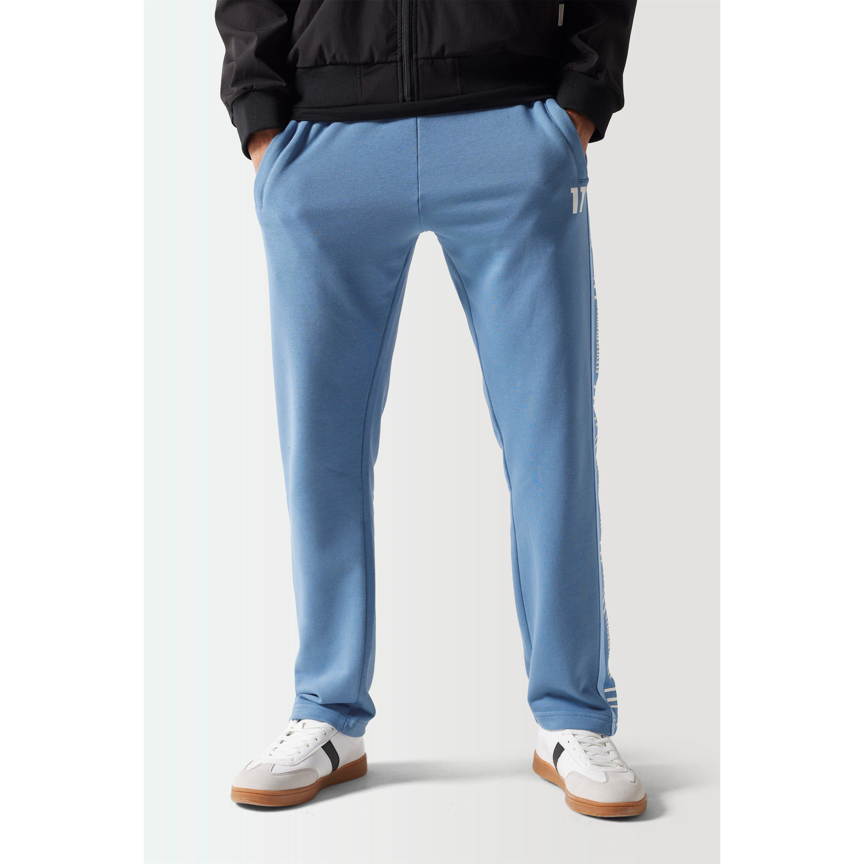 11 Degrees 11D Retro Taped Slim Fit Joggers Elemental Blue