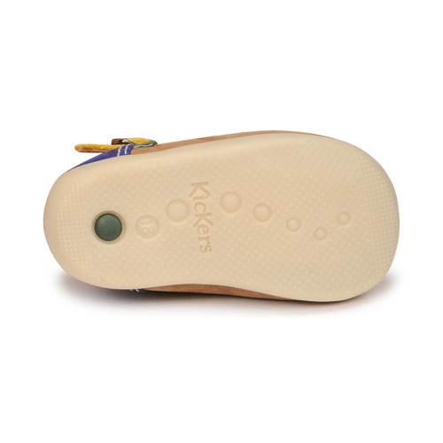 Kickers - BONBEK-2 - Beige / Jaune / Marine
