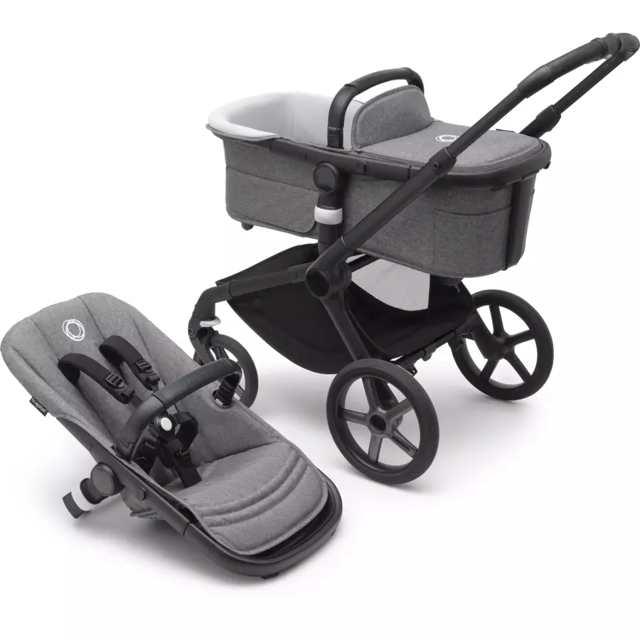 bugaboo Kinderwagen Fox 5 Basis BlackGrey Melange