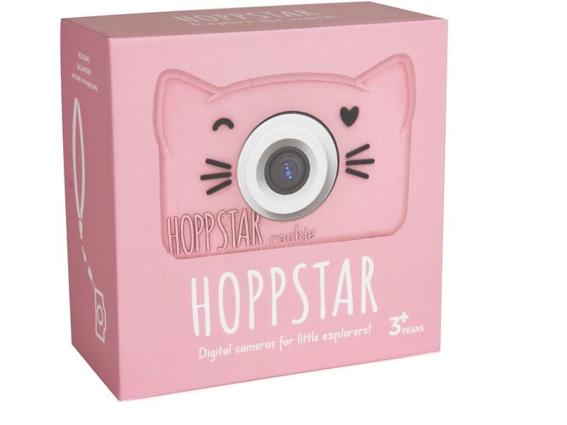 Hoppstar Kinderkamera Digitalkamera Hoppstar Rookie Kids bl Kamera mit beliebten Funktionen wie Fotorahmen, Fotofilter und Gesichtserkennung
