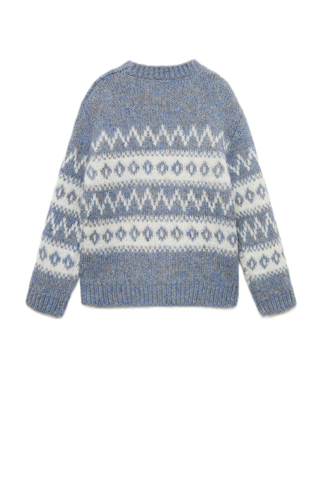 Mango Kids gebreide trui blauw