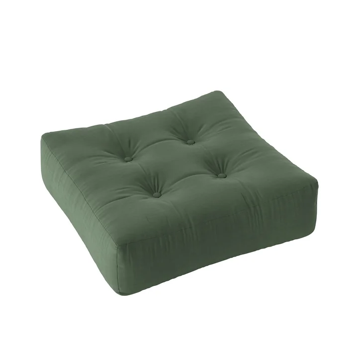 Karup Design - More Pouf, 70 x 70 cm, olivgrün (756)