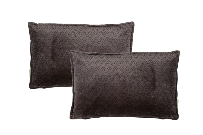 Kussen Velvet 50x30 cm Paola blue grey