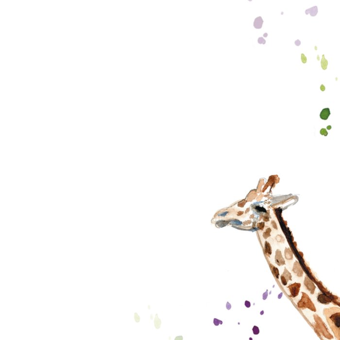 Michelle Dujardin | Verjaardagskaart | Giraf
