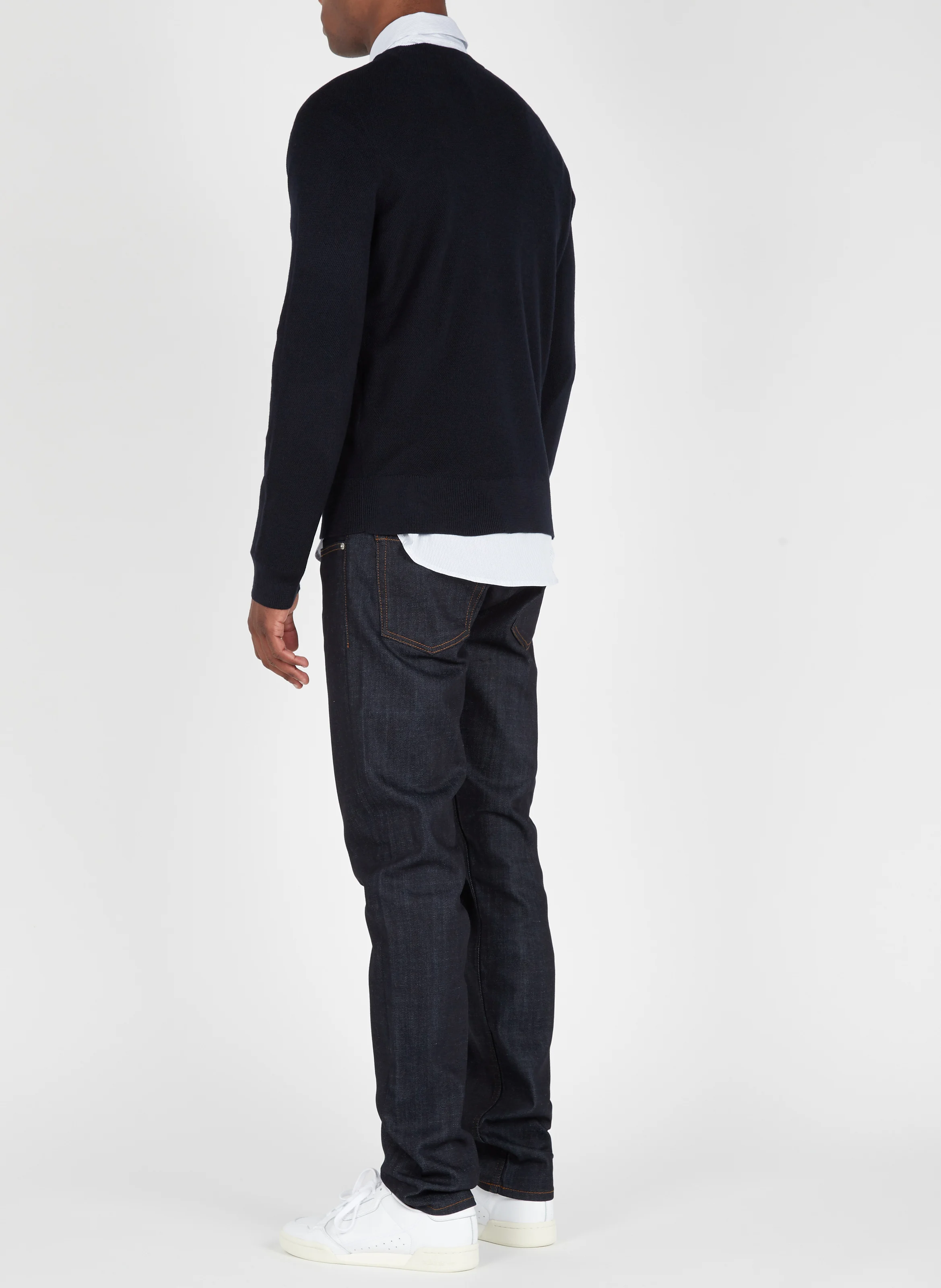 Jean droit en coton | Bleu