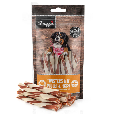 Snuggis Hundesnack Twisters mit Poulet & Fisch