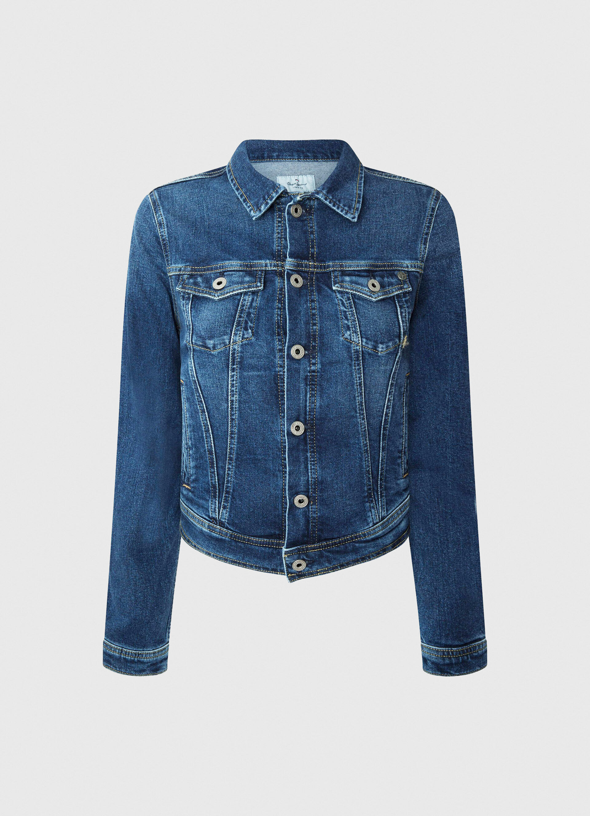 JAQUETA JEANS DE CORTE REGULAR - jeans