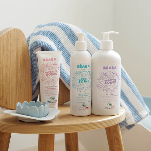 Lait nettoyant visage et corps à l'huile d'amande douce bio 250ml - BEABA