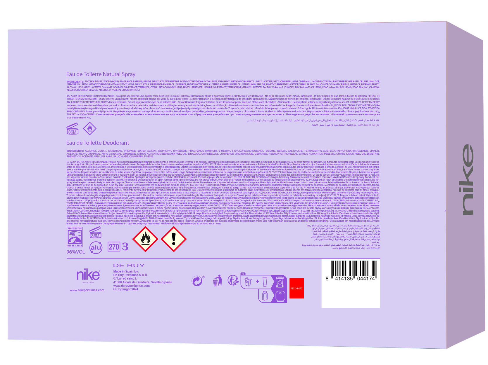 CONJUNTO NIKE FLORALBOOM EDT 100ML DEO 200ML