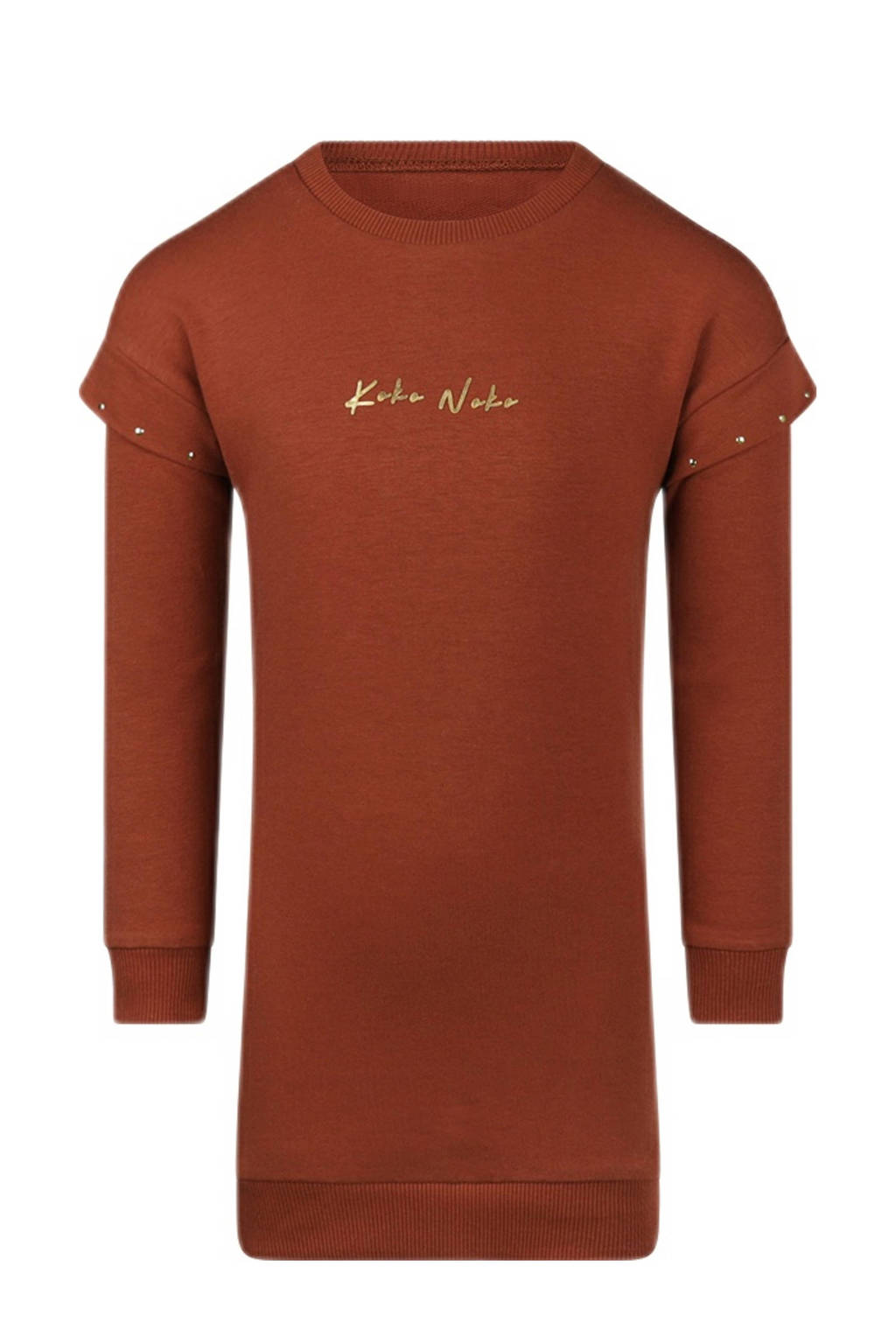 Koko Noko sweatjurk bruin