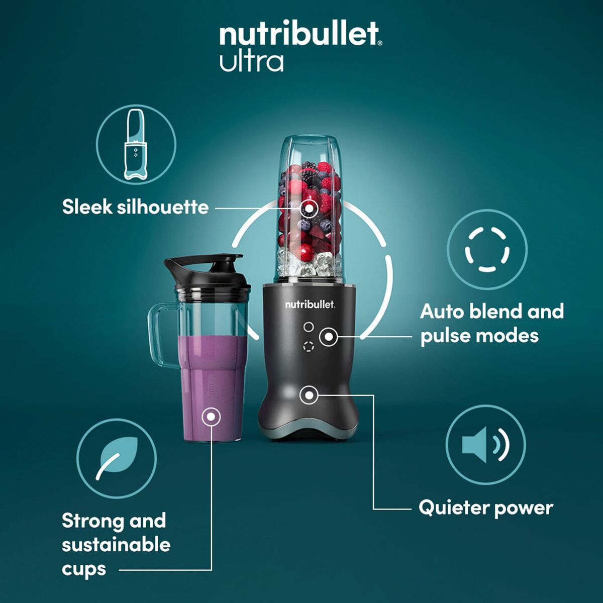 Nutribullet Ultra+ NB1206DG Personal Blender