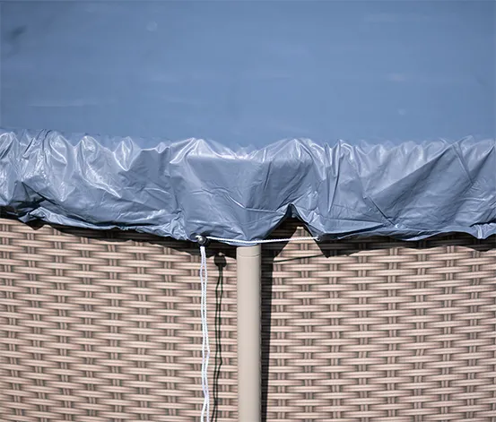 Summer Waves Active-Frame-Pool, Rattan, Ø ca. 457 cm