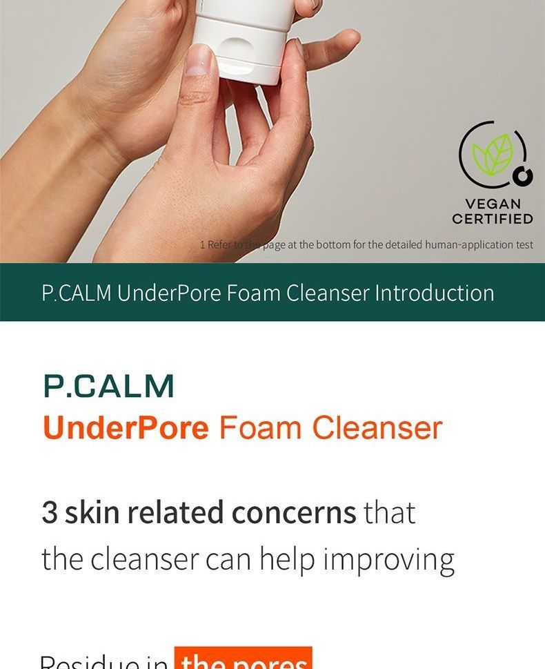 P.CALM - UnderPore Foam Cleanser