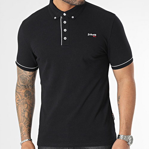 Polo Manches Courtes Byron Noir
