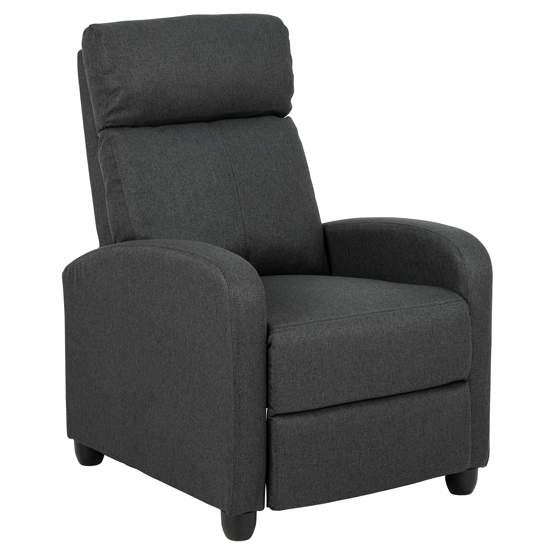 Sessel SIOM - grau - Push-Funktion - Flachgewebe