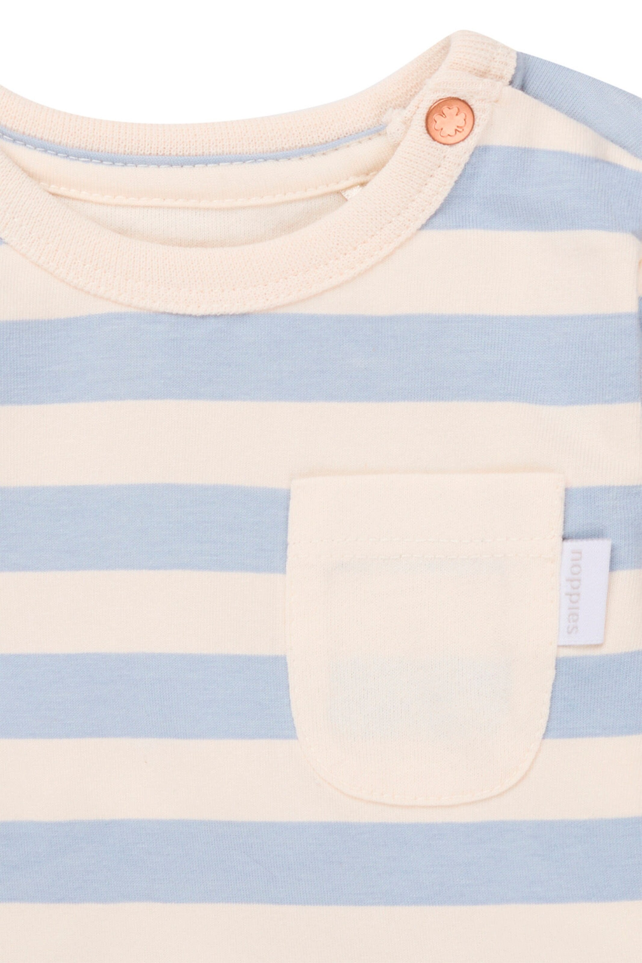 Noppies Baby Langarmshirt Otis Stripe pattern Light Blue