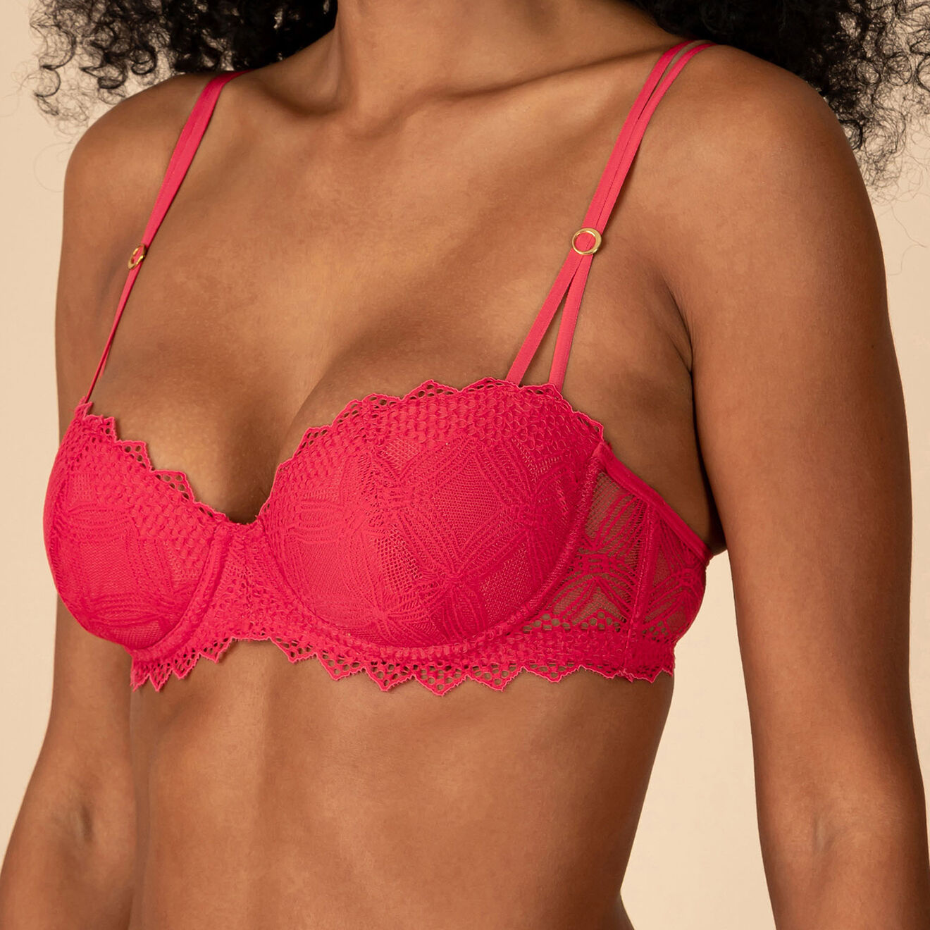 Liz Soutien-gorge Corbeille rose