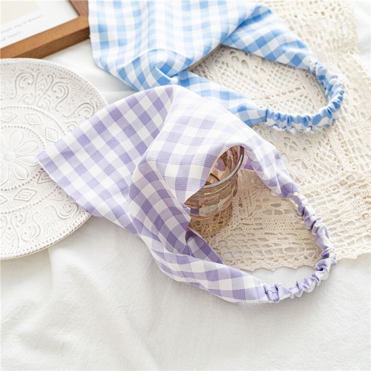 enthice - Geruite elastische bandana