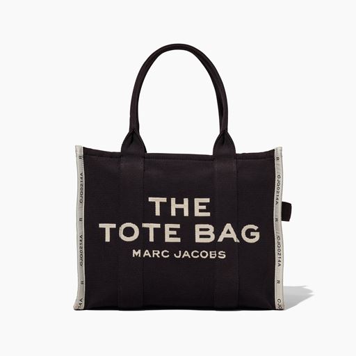 Marc Jacobs The Jacquard Big Traveler Tote Taske, Black