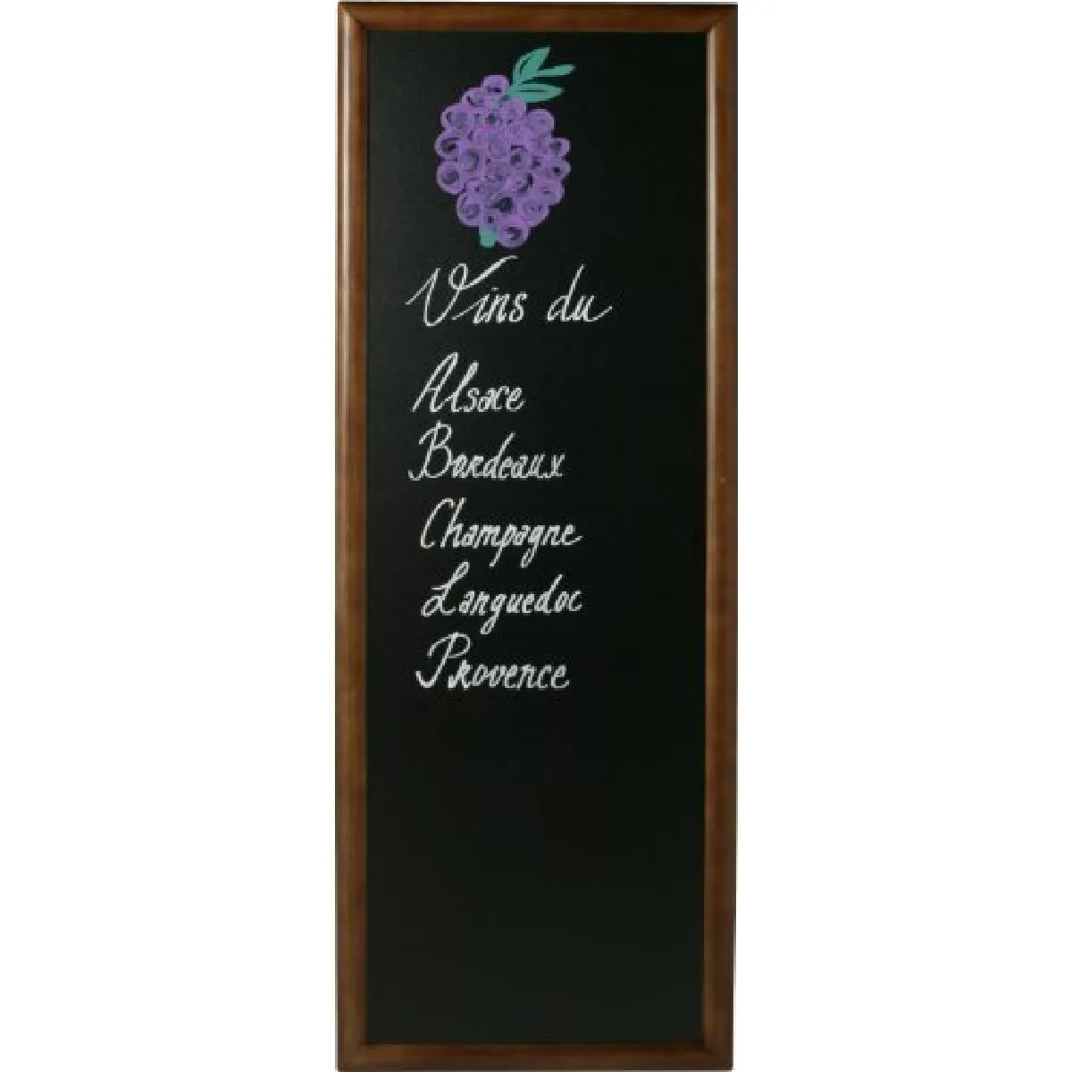Securit Tableau noir mural 56 x 120 cm