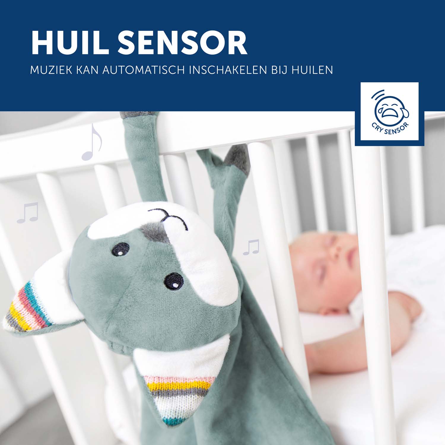 Zazu Knuffeldoekje Comforter Felix the Fox groen