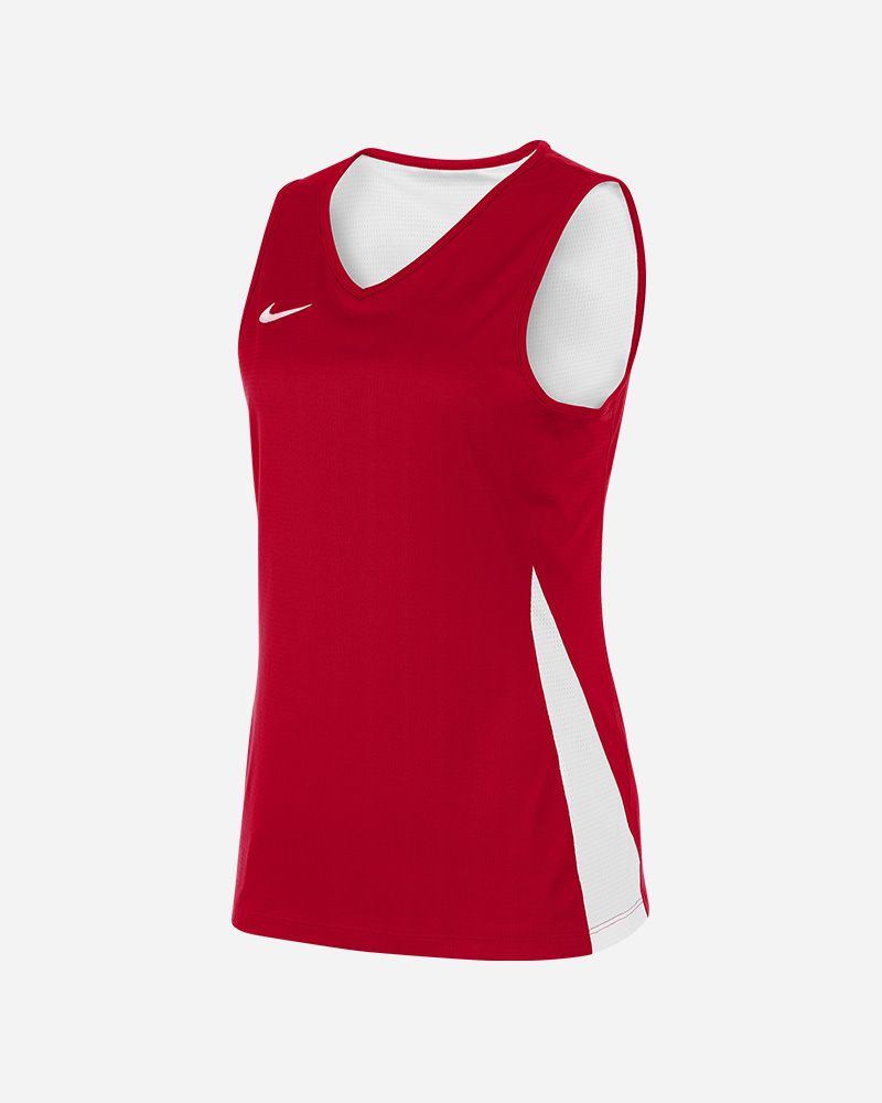 Maillot de basket reversible Nike Team Rouge & Blanc pour femme