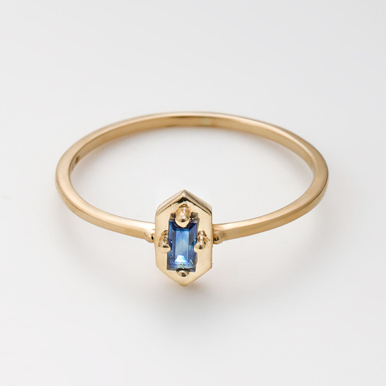 L'Or by Diamanta Bague Gayle Saphir or jaune