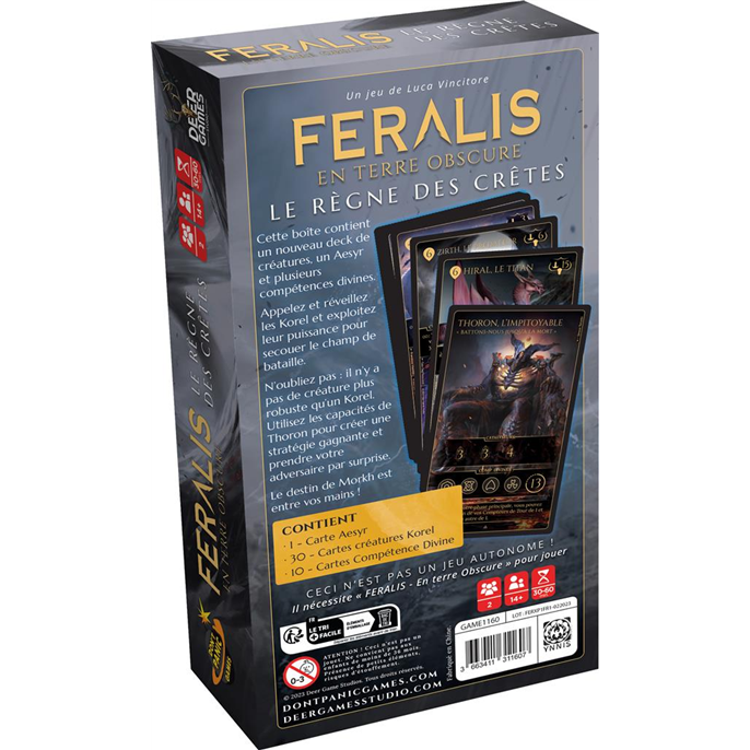 Feralis en Terre Obscure : Le Règne des Crètes