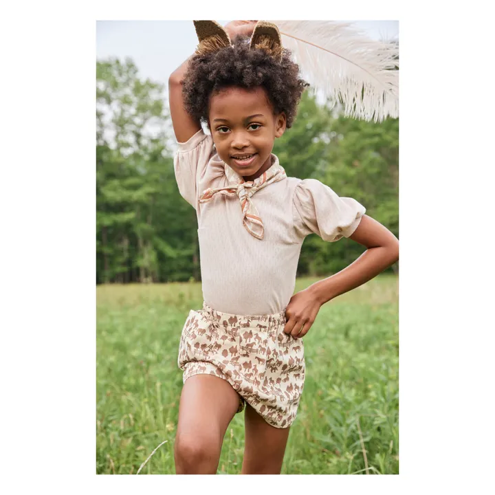 Soor Ploom T-Shirt Pointelle Balloon | Rose pâle