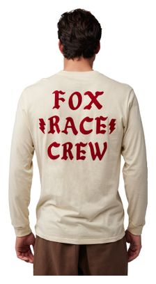 T-Shirt Manches Longues Fox Race Crew Beige