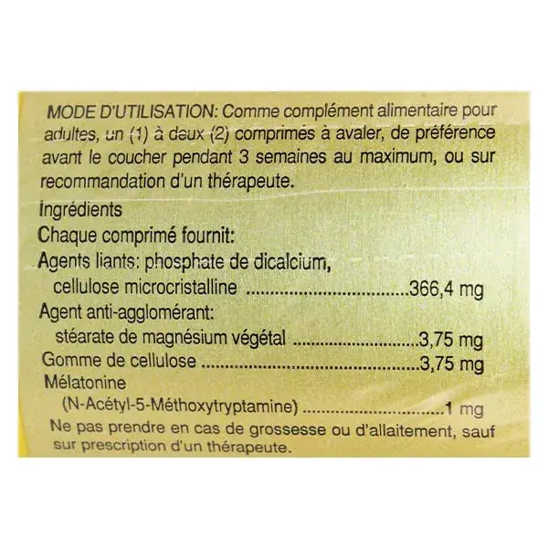 Solgar Mélatonine 1mg 60 comprimés