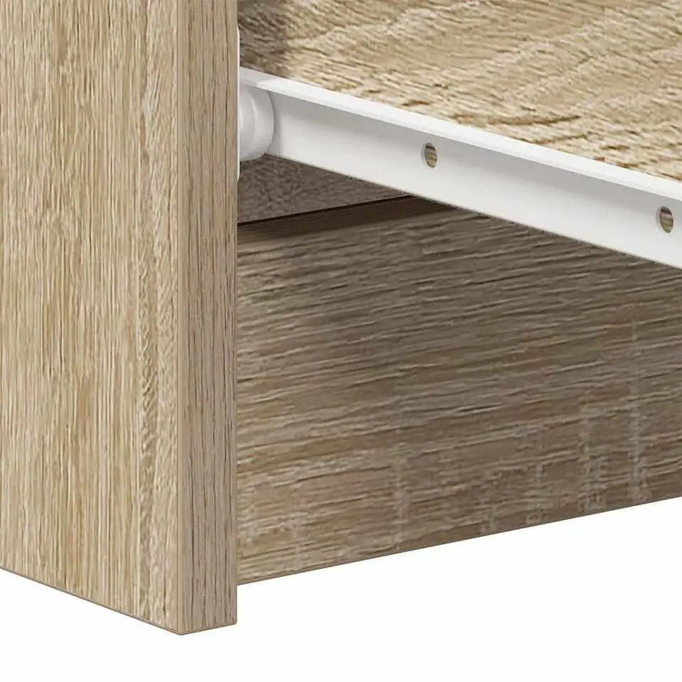 vidaXL - Dressoir - Bruin - Bewerkt hout