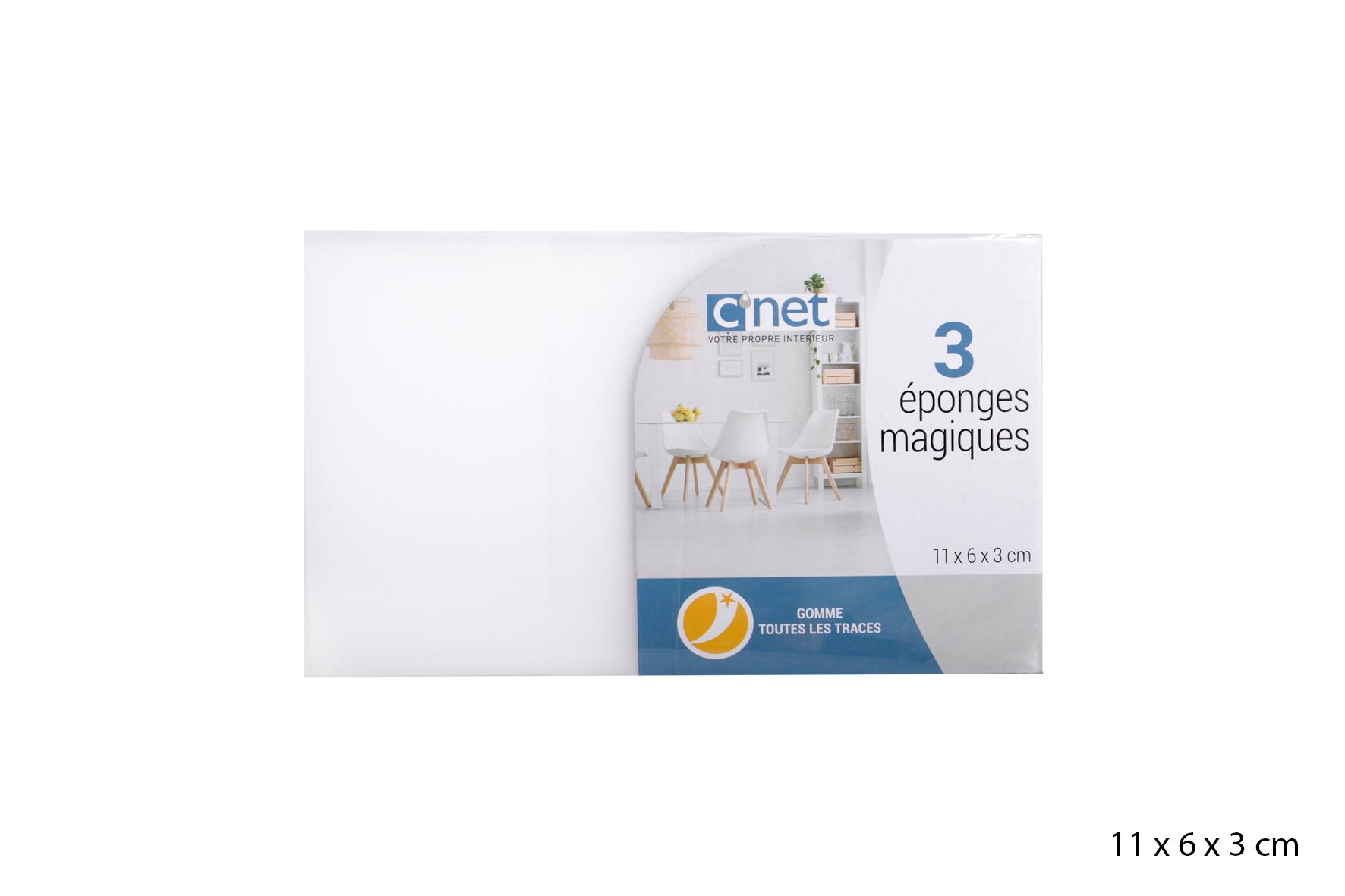 3 EPONGES MAGIQUES BLANCHES