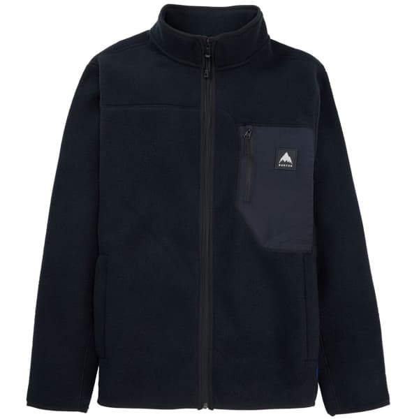 Veste polaire snowboard BURTON M CINDER FZ TRUE BLACK