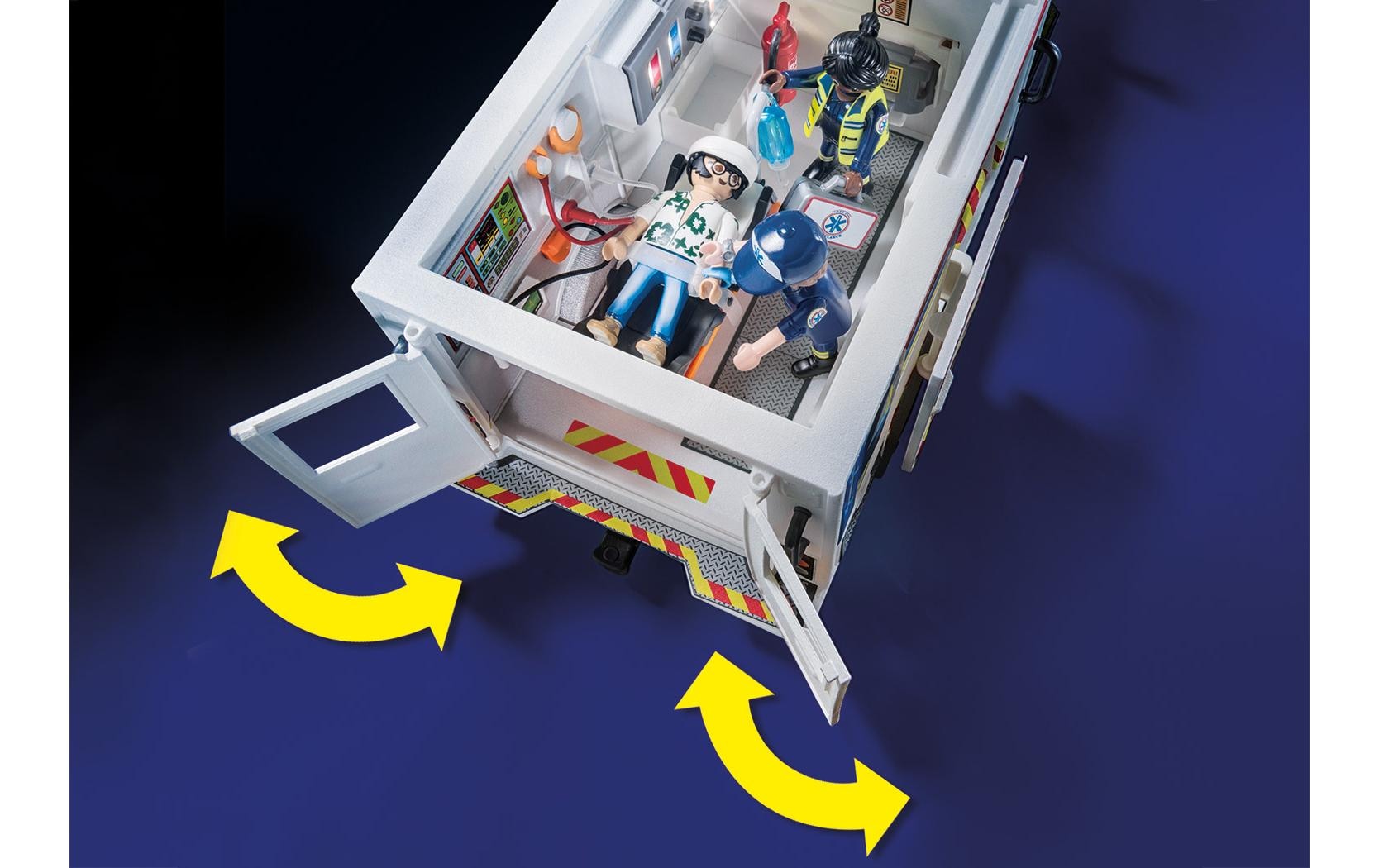 Playmobil® Spielbausteine »City Action Rettungs-Fahrzeug: US Ambulance 70936«