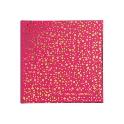 Exacompta Plum' - Album photos 25 x 25 cm - 30 pages - framboise